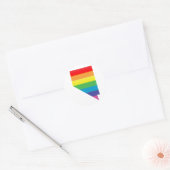 nevada pride . ronde sticker (Envelop)