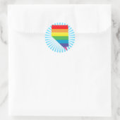 nevada pride . ronde sticker (Tas)