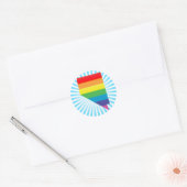 nevada pride . ronde sticker (Envelop)