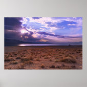 Nevada Pyramid Lake Sunrise Poster (Voorkant)