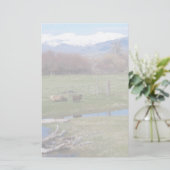 Nevada Ranch Landscape Briefpapier (Staand voorkant)