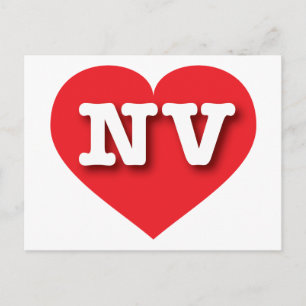 Nevada Red Heart - Ik hou van NV Briefkaart