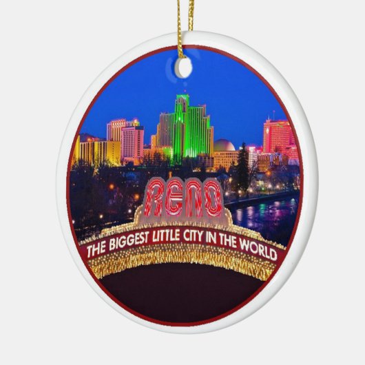 NEVADA Reno Keramisch Ornament (Links)