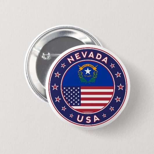Nevada Ronde Button 5,7 Cm (Voorkant /achterkant)