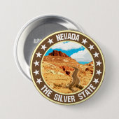 Nevada Ronde Button 7,6 Cm (Voorkant /achterkant)