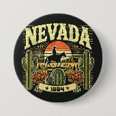 Nevada Ronde Button 7,6 Cm (Voorkant)