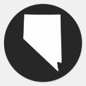Nevada Ronde Sticker (Voorkant)