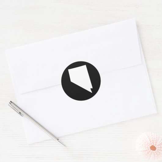 Nevada Ronde Sticker (Envelop)