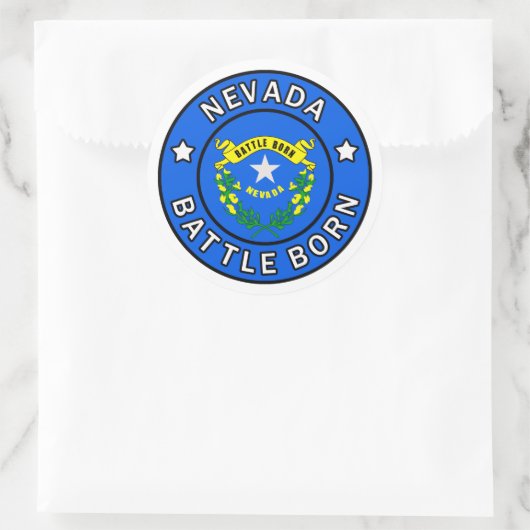 Nevada Ronde Sticker (Tas)