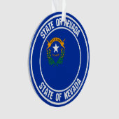 Nevada Round Emblem Ornament (voorkant)