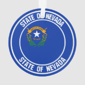 Nevada Round Emblem Ornament (achterkant)