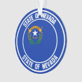 Nevada Round Emblem Ornament (voorkant)