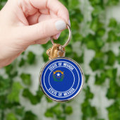 Nevada Round Emblem Sleutelhanger (Hand)