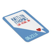 Nevada Save the Date -  stad Magneet (Rechterzijde)