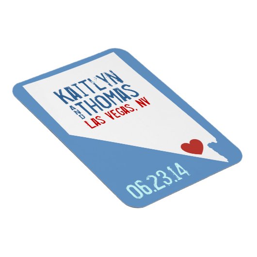 Nevada Save the Date -  stad Magneet (Rechterzijde)