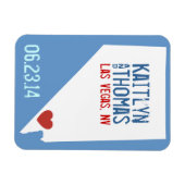 Nevada Save the Date -  stad Magneet (Horizontaal)