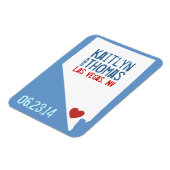 Nevada Save the Date -  stad Magneet (Linkerzijde)