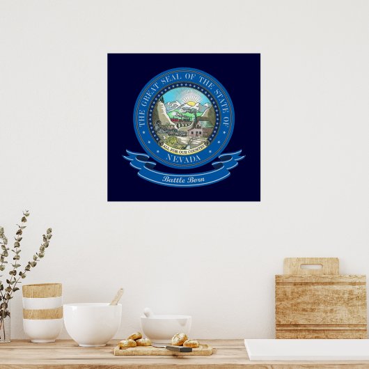 Nevada Seal Poster (Keuken)