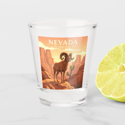 Nevada Shot Glas (Voorkant)