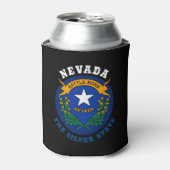 NEVADA SILVER STATE FLAG BLIKJESKOELER (Blikje Voorkant)