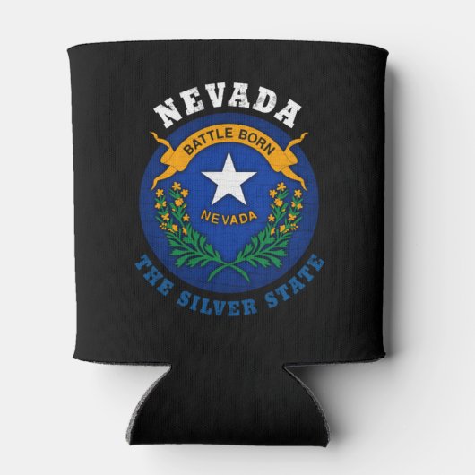 NEVADA SILVER STATE FLAG BLIKJESKOELER (Achterkant)