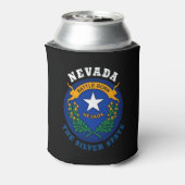 NEVADA SILVER STATE FLAG BLIKJESKOELER (Blikje Achterkant)