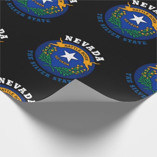 NEVADA SILVER STATE FLAG CADEAUPAPIER (Hoek)