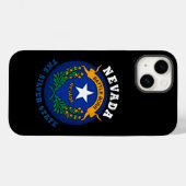 NEVADA SILVER STATE FLAG Case-Mate iPhone CASE (Achterkant (horizontaal))