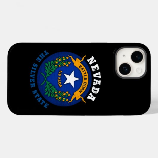 NEVADA SILVER STATE FLAG Case-Mate iPhone CASE (Achterkant (horizontaal))