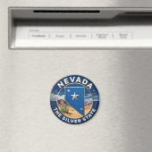 NEVADA Silver State Woestijn Erfgoed Magneet (Insitu (Vaatwasser))