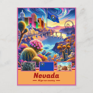 Nevada Splendor Iconische bezienswaardigheden Briefkaart