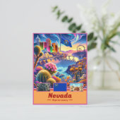 Nevada Splendor Iconische bezienswaardigheden Briefkaart (Staand voorkant)