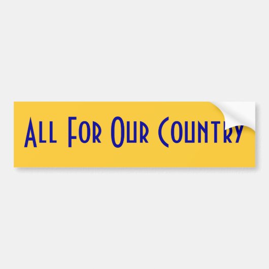 Nevada Staatsmotto Bumpersticker (Voorkant)