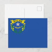 Nevada Staatsvlag Battle Born Briefkaart (Voorkant / Achterkant)
