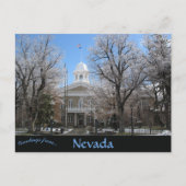 Nevada State Capitol Carson City Nevada Briefkaart (Voorkant)