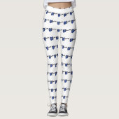 Nevada State Electric Flag Guitar Leggings (Voorkant)