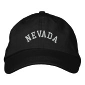 Nevada State Embroized Geborduurde Pet (Voorkant)