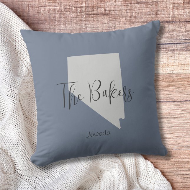 Nevada State Family Name Sierkussen (Show pride for your state and personalize it!  "love makes this house a home in <your state>")