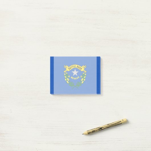 Nevada State Flag Design-decor Post-it® Notes (Op bureau)