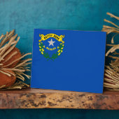 Nevada State Flag Plaque Fotoplaat (Zijkant)