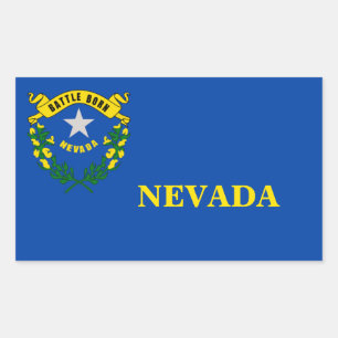 Nevada State Flag Sticker
