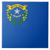 Nevada State Flag Tegel Tegeltje (Voorkant)