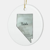 Nevada State Illustratie Schilderij Keramisch Ornament (Links)