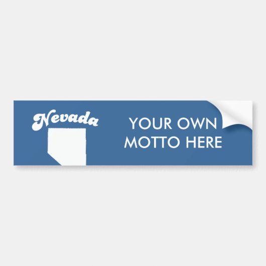 NEVADA STATE MOTTO T-SHIRT T-shirt Bumpersticker (Voorkant)