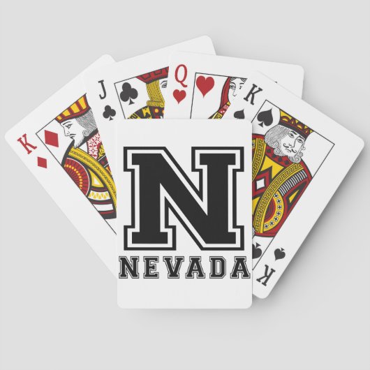 Nevada State Ontwerpen Speelkaarten (Achterkant)