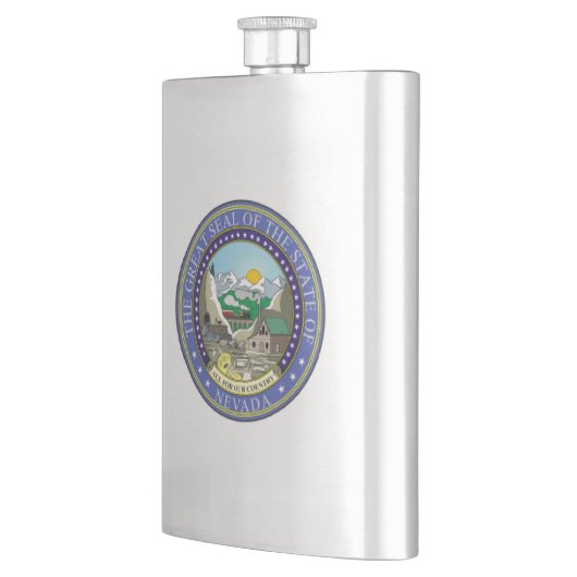 Nevada State Seal Heupfles (Links)