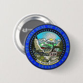 Nevada State Seal Ronde Button 5,7 Cm (Voorkant /achterkant)