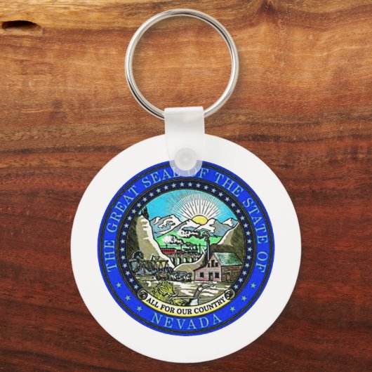 Nevada State Seal Sleutelhanger (Voorkant)