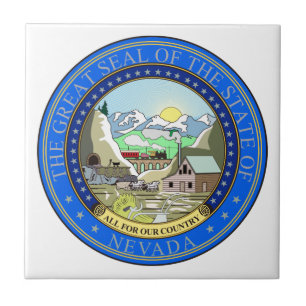 Nevada State Seal Tegeltje