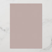 Nevada State Silhouette Simple Destination Wedding Folie Uitnodiging (Achterkant)